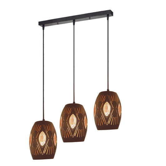 Modern 3 Head Ceiling Pendant Light Fitting Pendant Chandelier Hanging Light~2549 - LEDSone UK Ltd