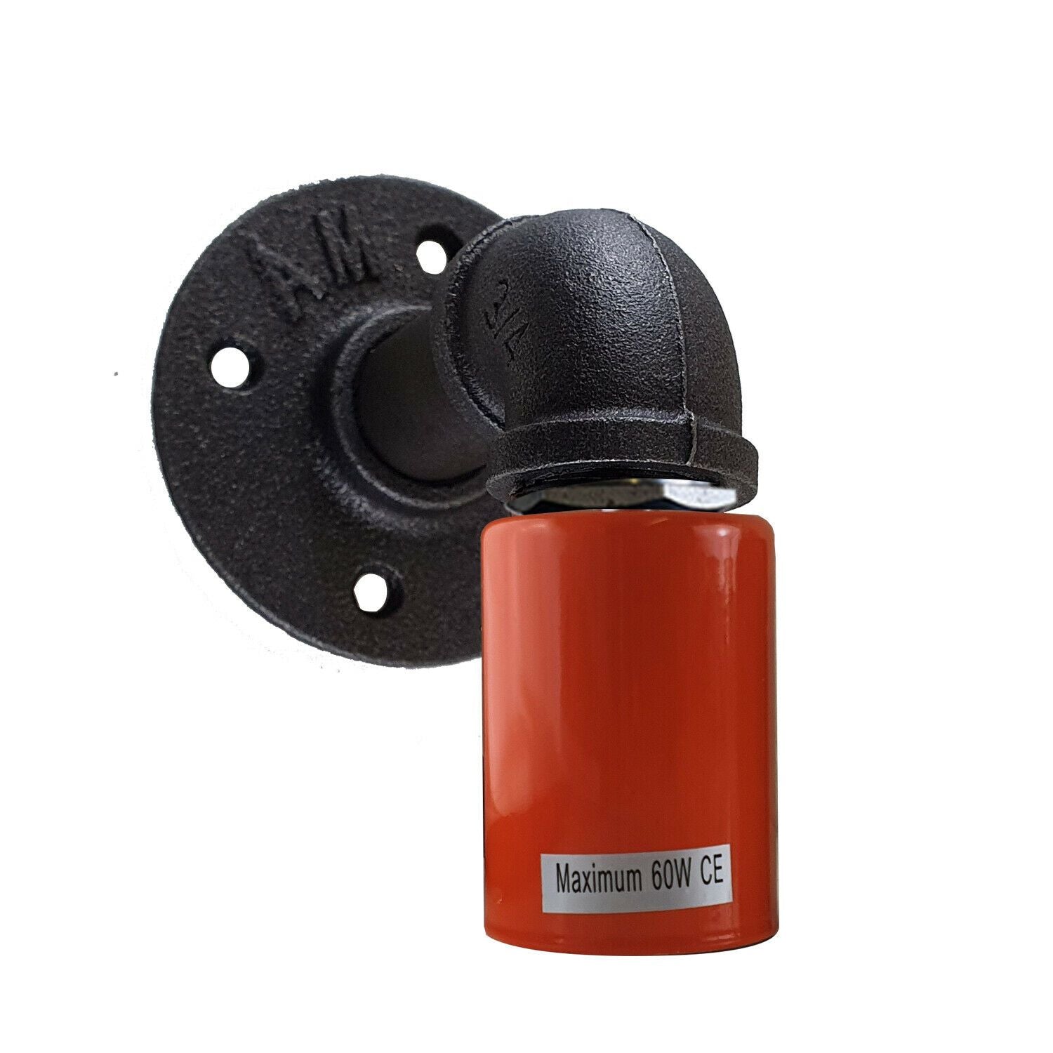 Water Pipe Wall Lamp Industrial style single wall light fitting~1523 - LEDSone UK Ltd