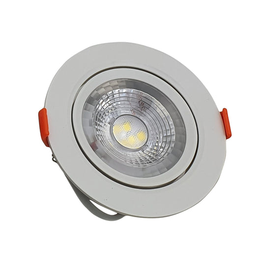 Modern LED Adjustable Tilt Angle Downlight Recessed Round Ceiling Spotlight~2532 - LEDSone UK Ltd