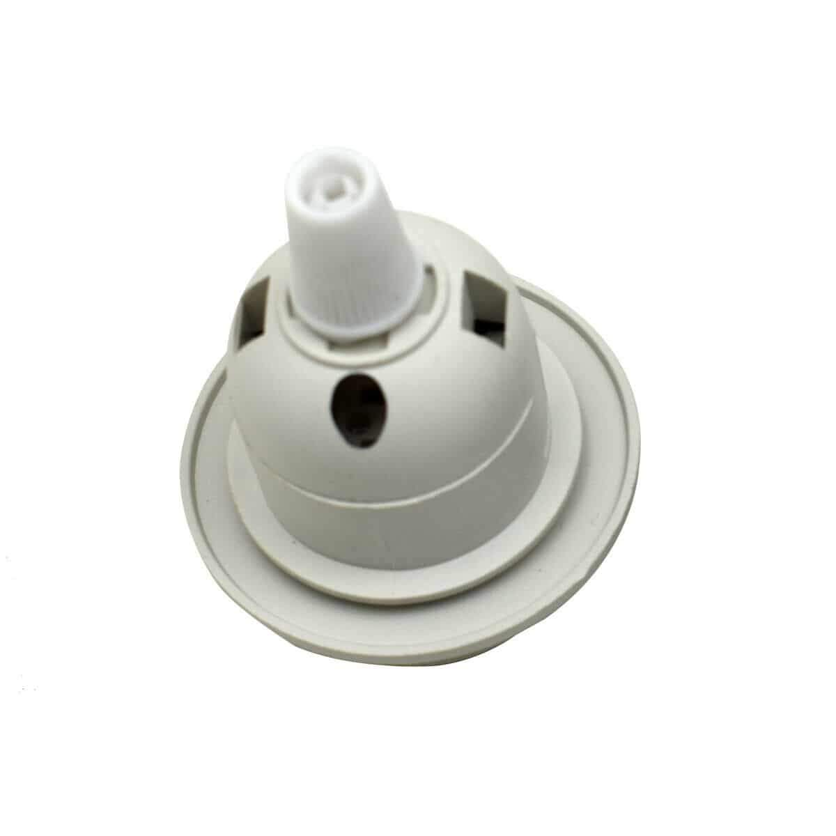 5 pack Edison E27 White Lamp Pendant Bulb Holder Shade Ring Cord Grip