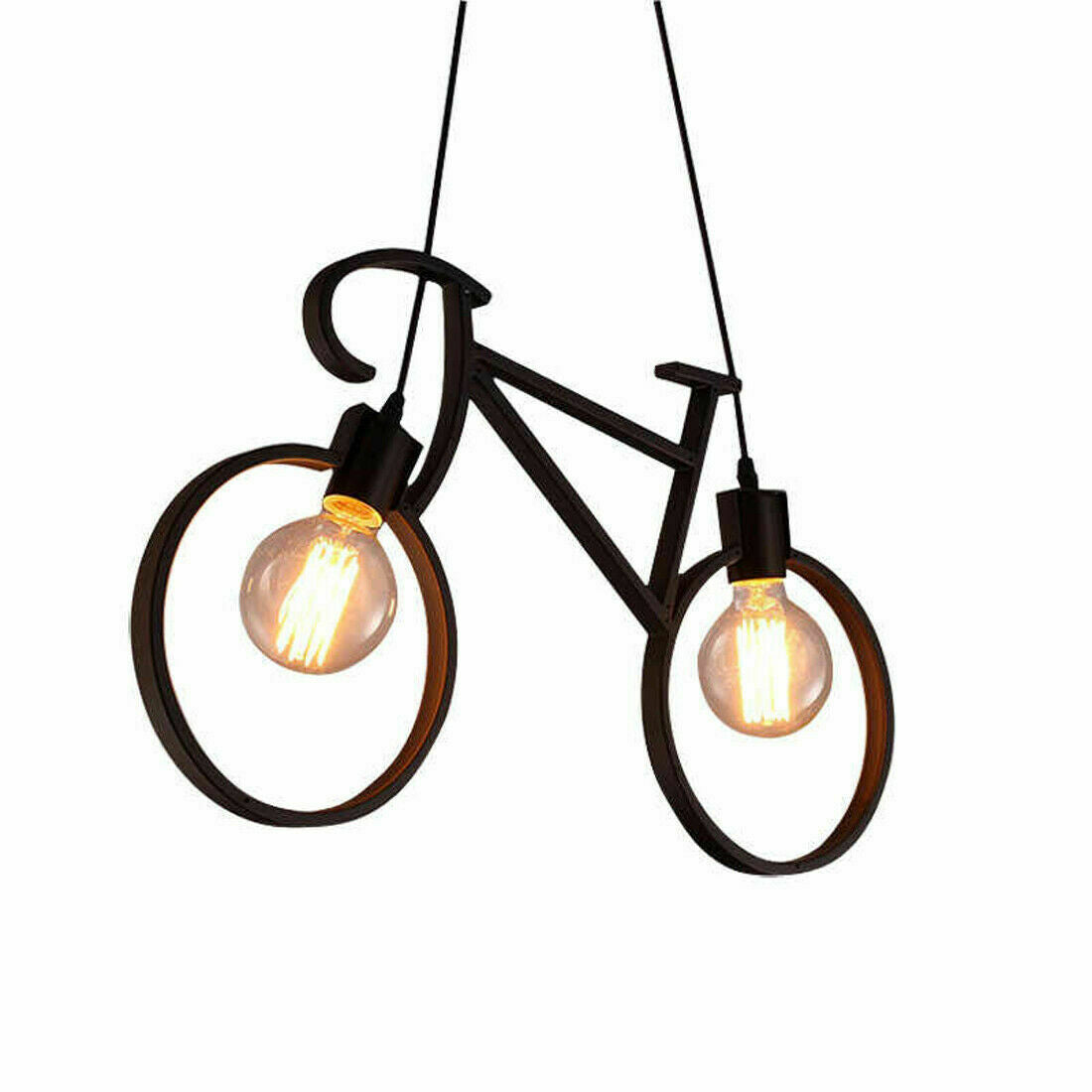 Retro Meta Design Bicycle Ceiling Hanging Pendant Light Shade Modern cycle Lampshade~2668 - LEDSone UK Ltd