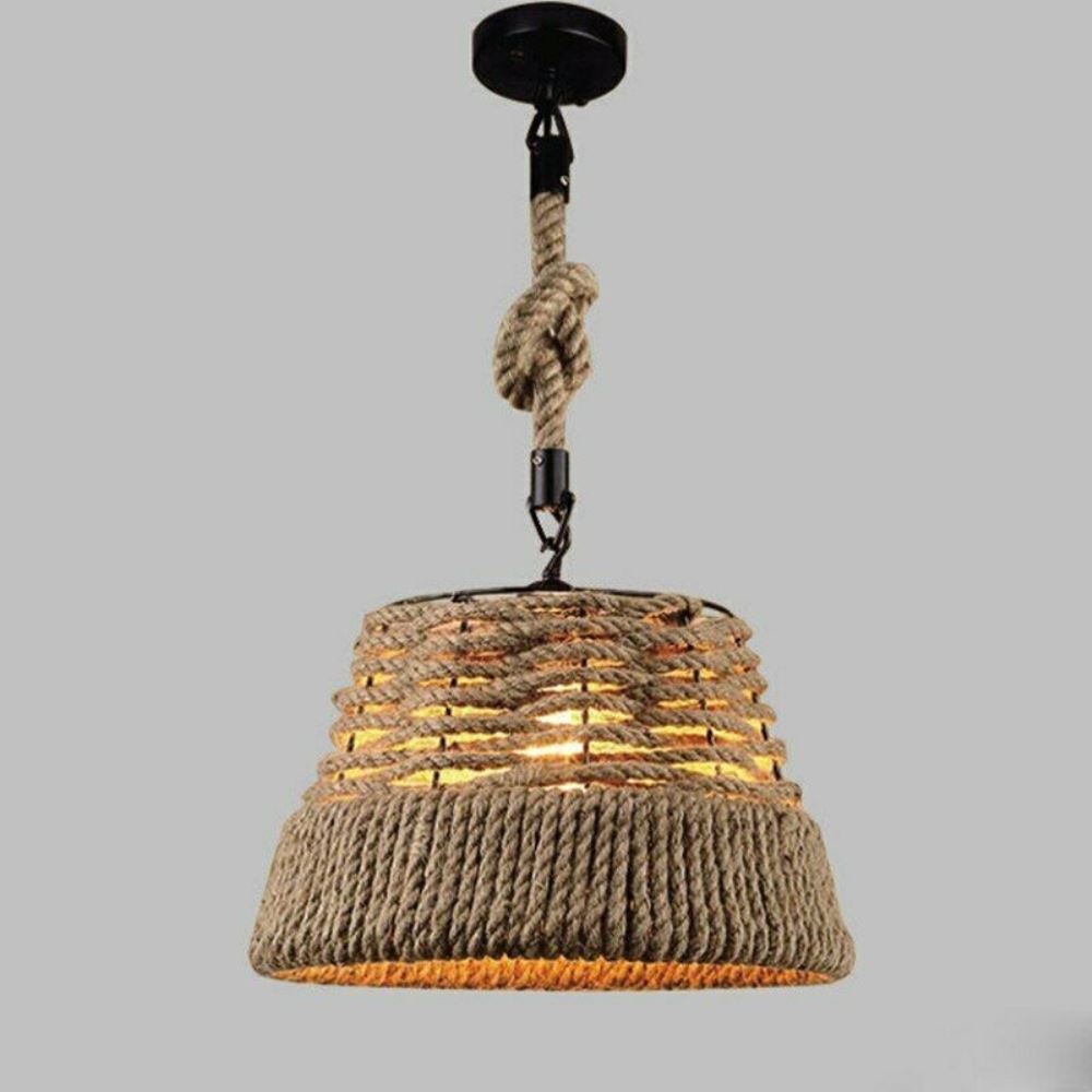 Hemp Rope Pendant Light 4