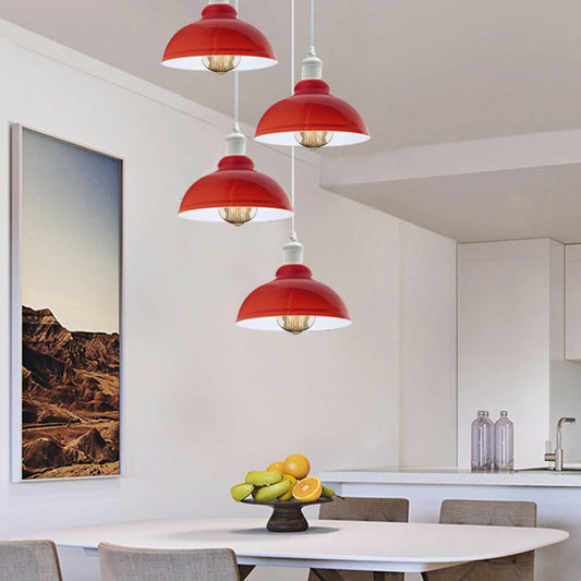 Cluster Red Pendant Light