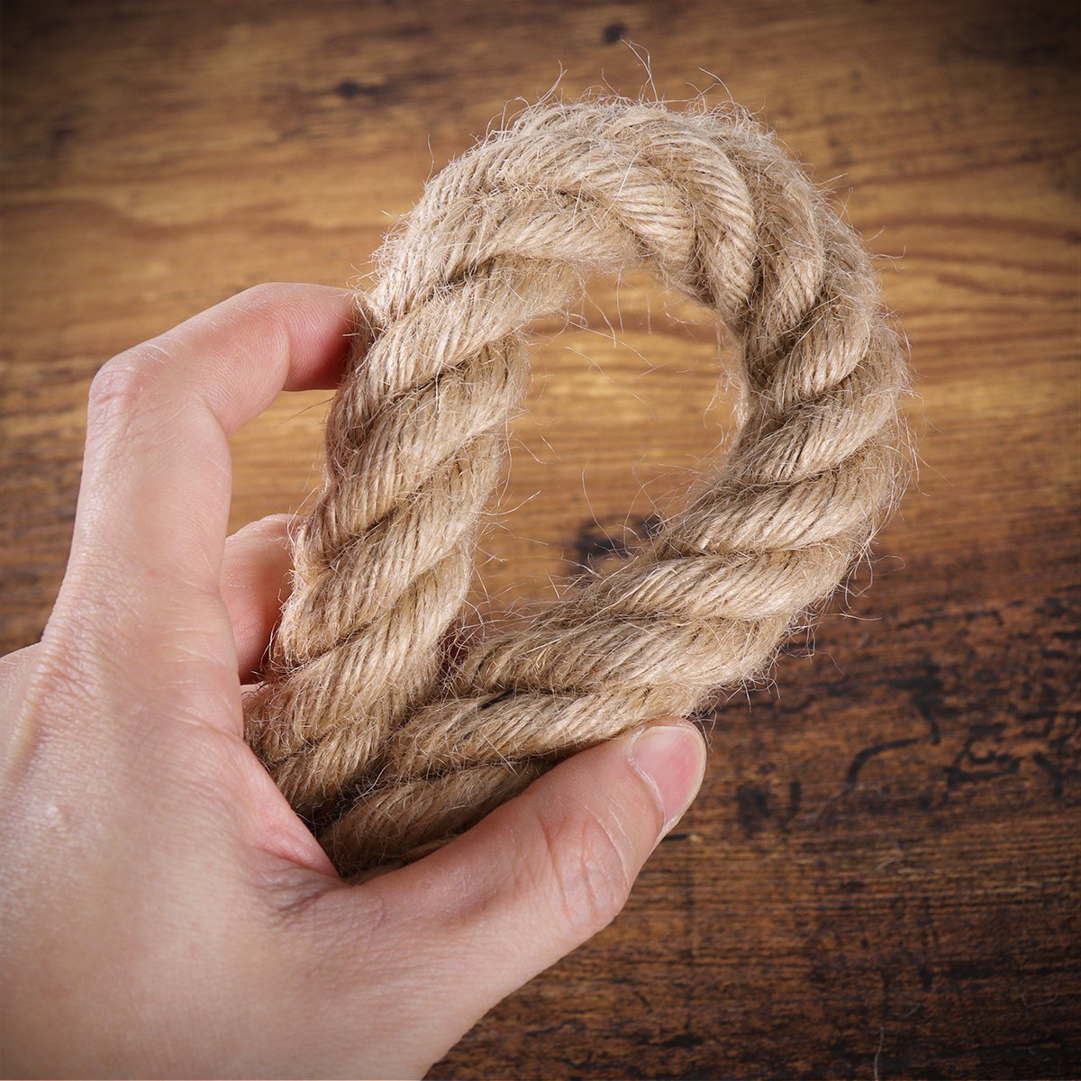 Vintage Industrial Loft Style Hemp Rope 3head cluster Ceiling Pendant Light Lamp~2711 - LEDSone UK Ltd