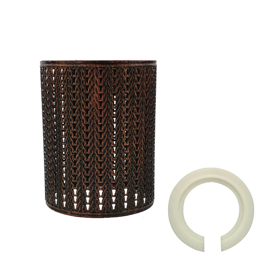 Rustic Red New style Vintage metal wire cage lamp shade~2002 - LEDSone UK Ltd