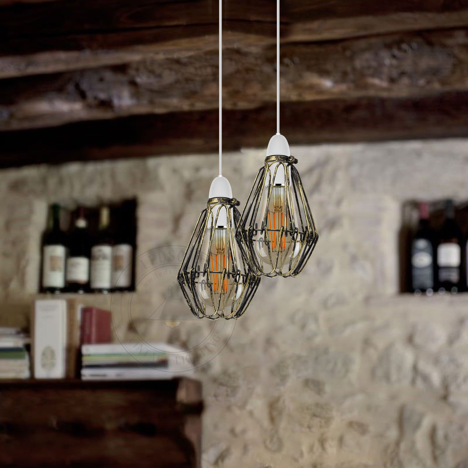 Brass wire cage - application image