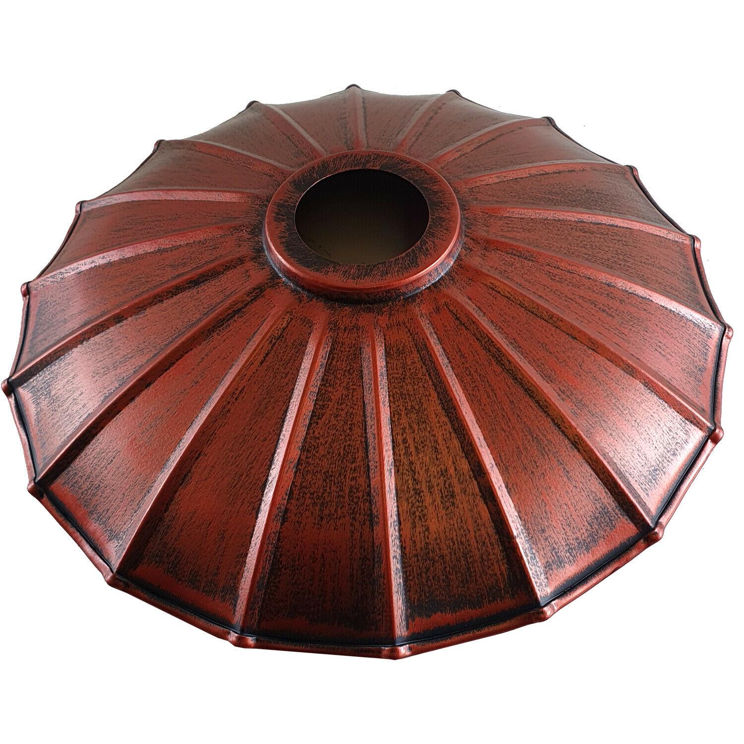 Rustic metal lamp shade