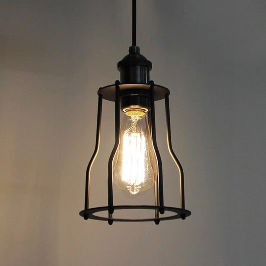 Modern-style pendant lamp with filament bulb