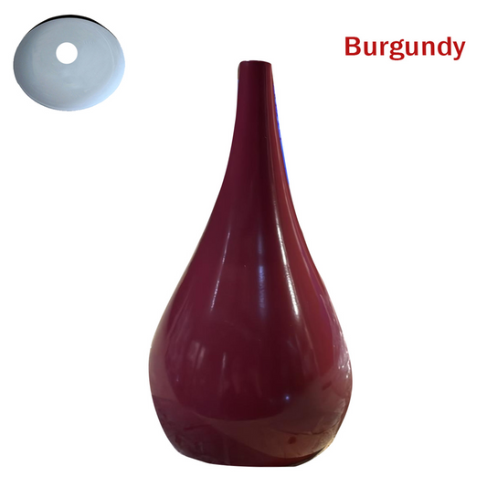 Industriële vintage Tear Drop Burgandy kleur Beat stijl hanglamp E27 houder~3979