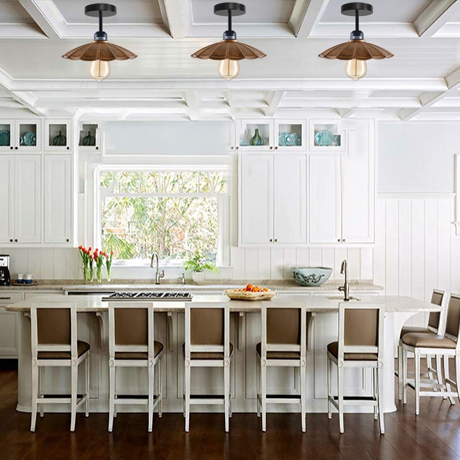 Modern Industrial Retro Metal Light Shades Ceiling Pendant Lampshade