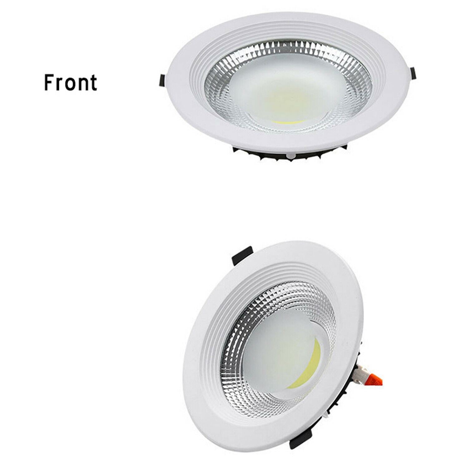 LED Round Recessed Indoor Ceiling Panel down Light Cool White For Hotel, Office, Library, Cellar~1311 - LEDSone UK Ltd