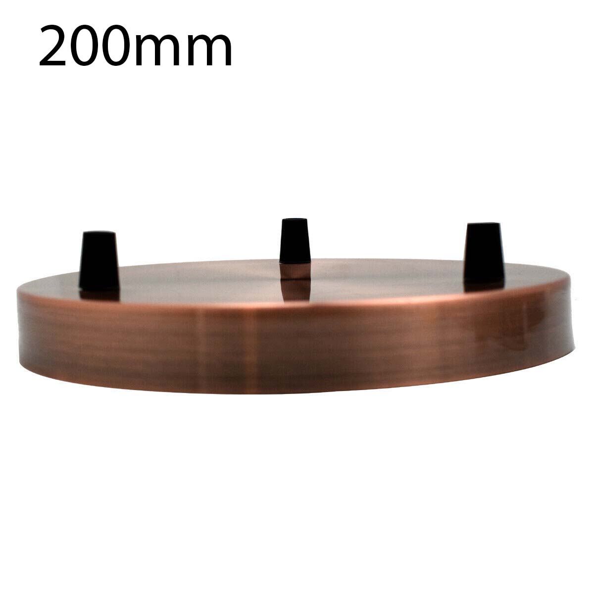 Colour 3 Hole Metal Ceiling Rose