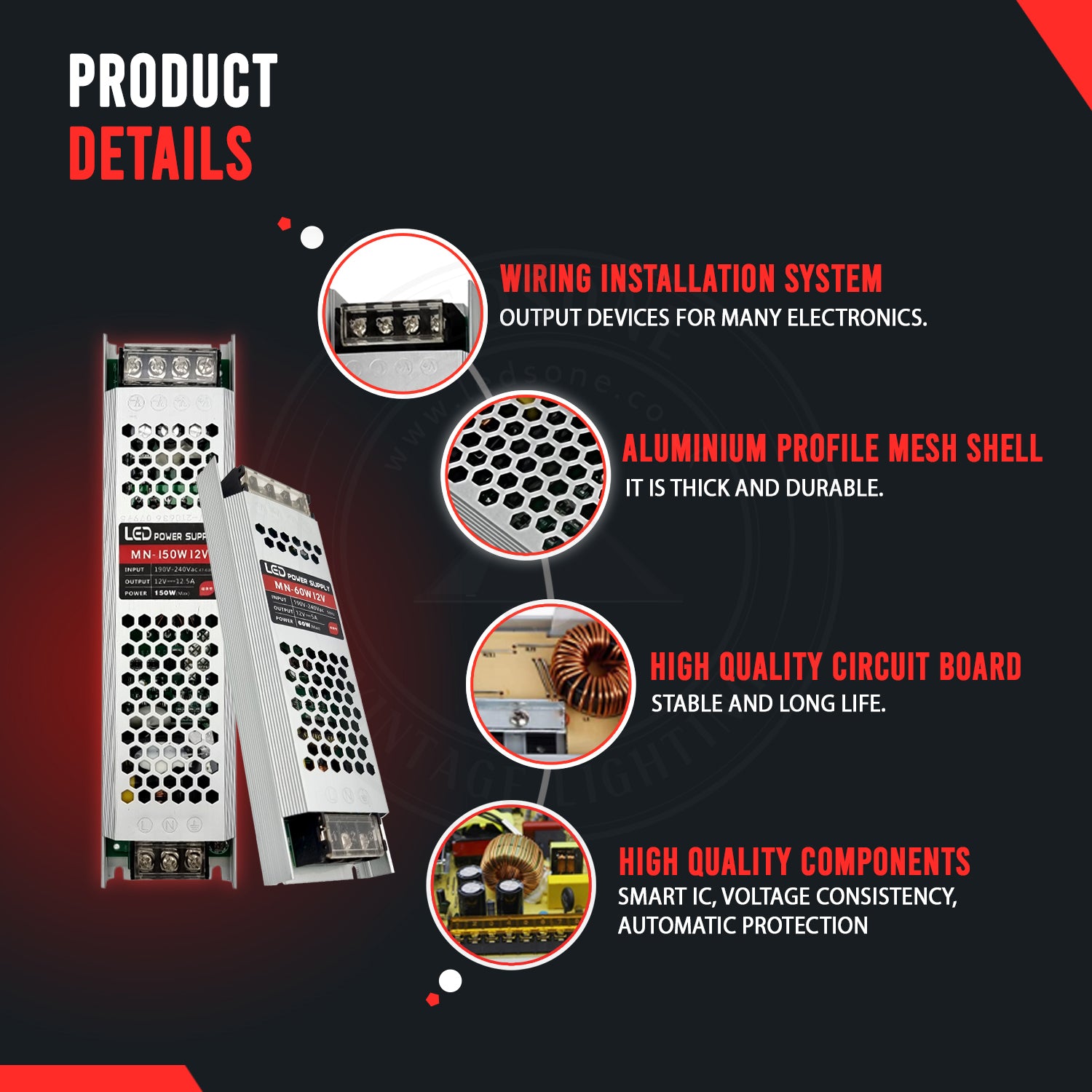 LED Strip Light Transformer