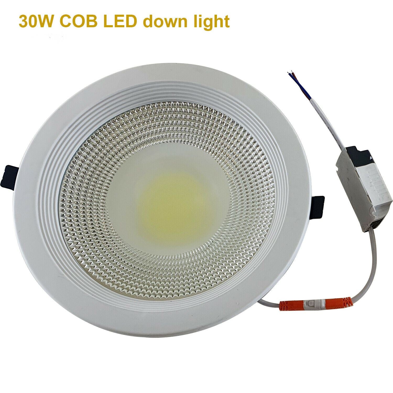 LED Round Recessed Indoor Ceiling Panel down Light Cool White For Hotel, Office, Library, Cellar~1311 - LEDSone UK Ltd
