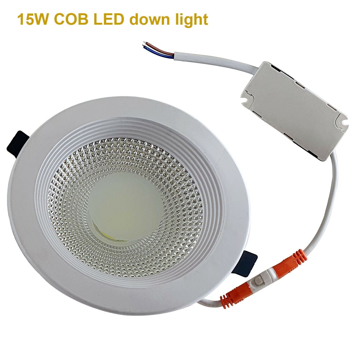 LED Round Recessed Indoor Ceiling Panel down Light Cool White For Hotel, Office, Library, Cellar~1311 - LEDSone UK Ltd