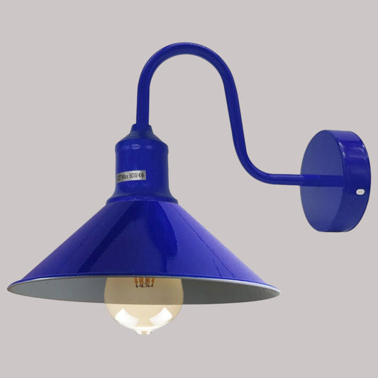 Vintage Retro Industriële Wandlamp Kap Metalen Lampenkap Wandlamp-4080