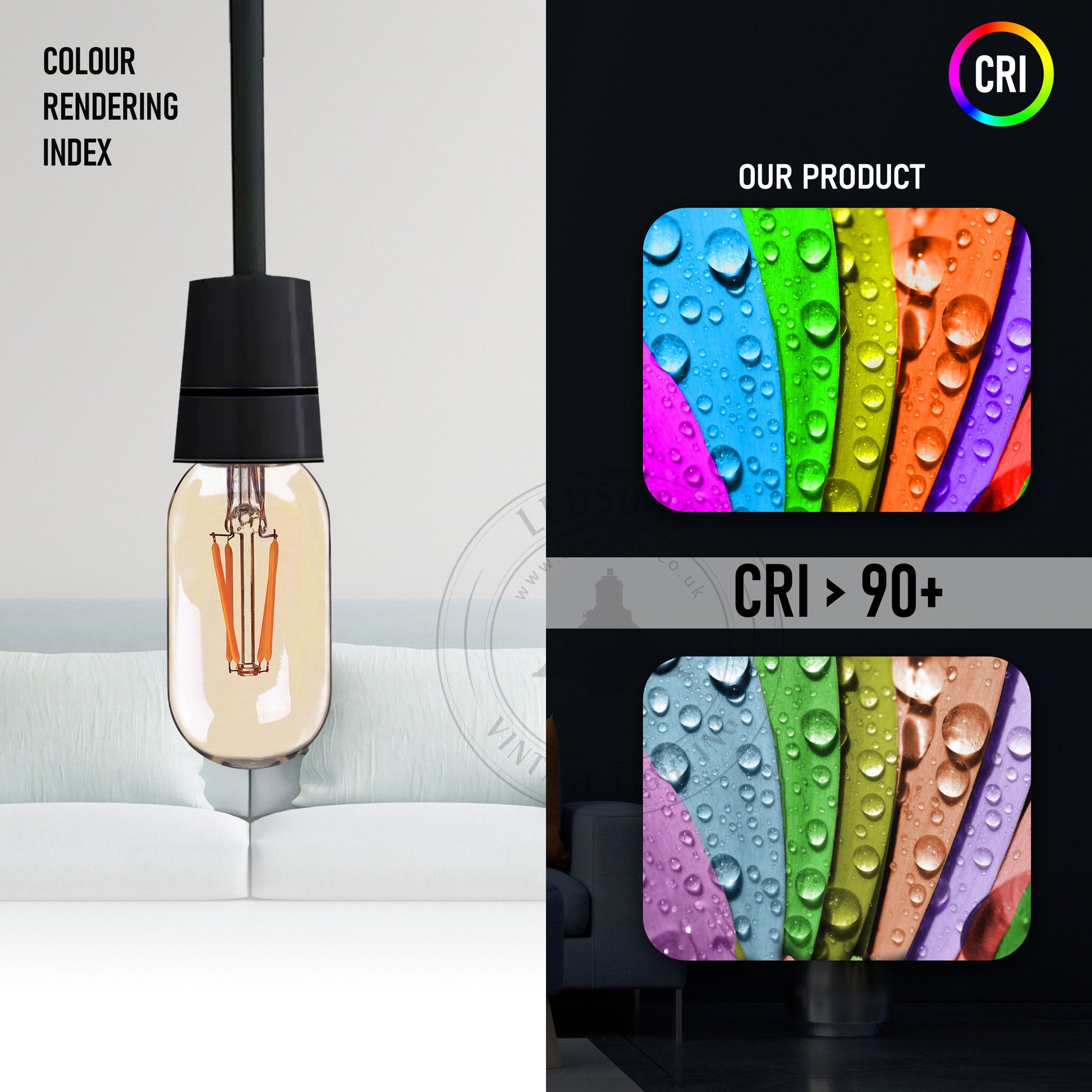 6 PCS Led E27 Vintage Bulb 4W