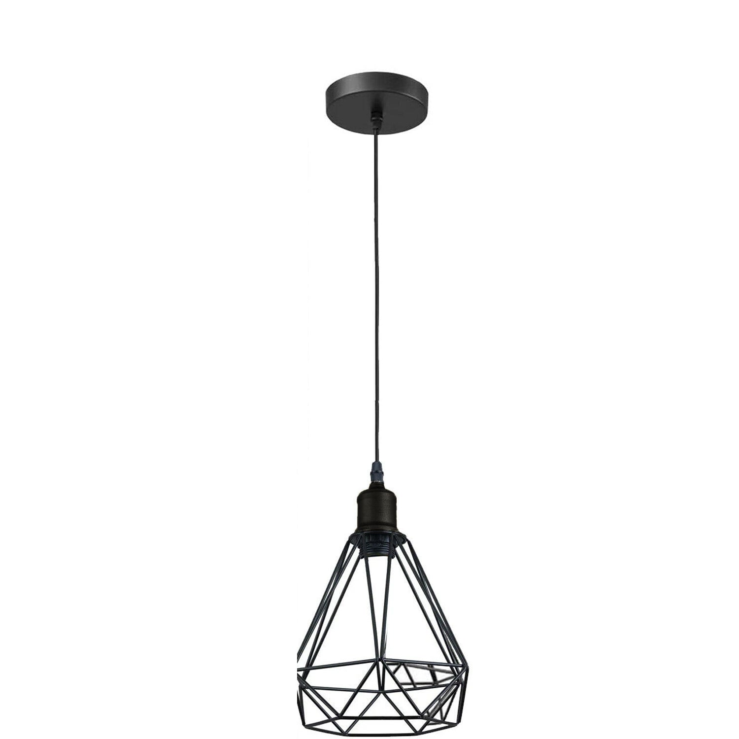 Vintage Industrial Retro Suspended 3 Head Ceiling Pendant Light