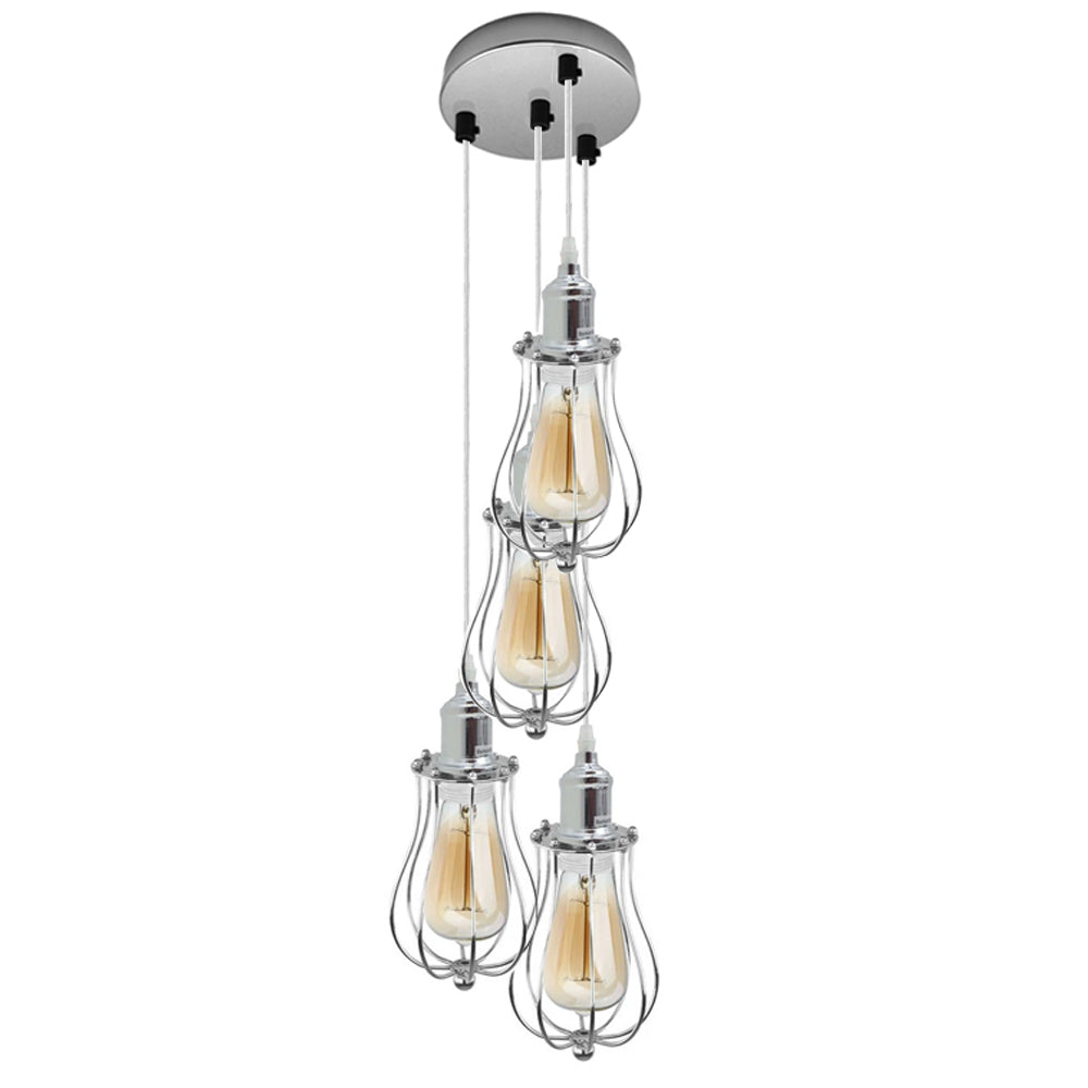 Chrome multi outlet kitchen light