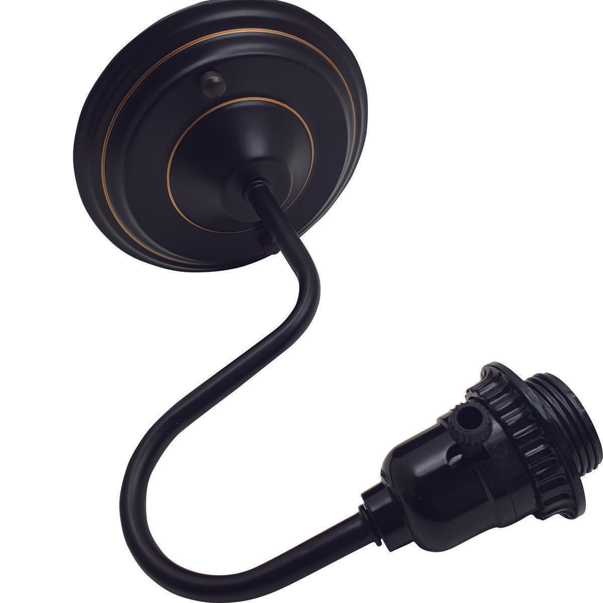 Modern Wall light wall mounted sconce E27 indoor wall shade black with gold line Cover Fitting Shade Fixture~2011 - LEDSone UK Ltd