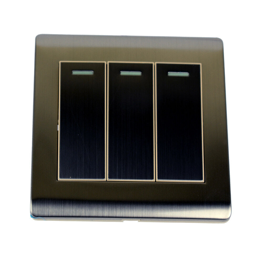 Brushed Gold Light Switch