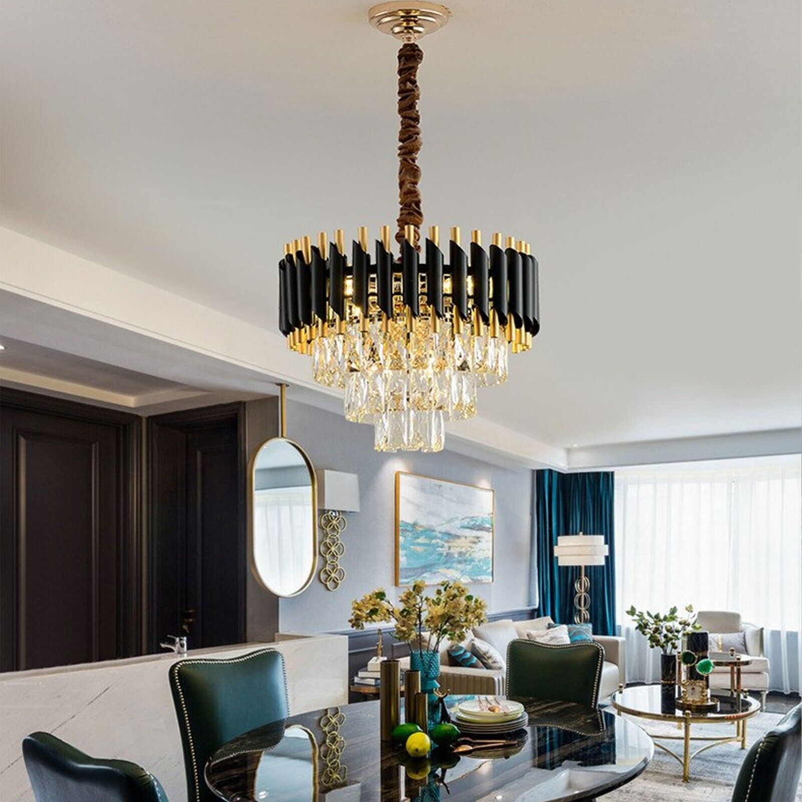 Chandelier With Matching Wall Lights