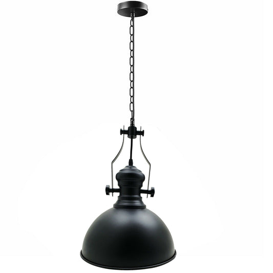 Modern Industrial Vintage Style ceiling light pendant set chandelier metal lampshade hanging loft fitting lampshade fixture~2010 - LEDSone UK Ltd
