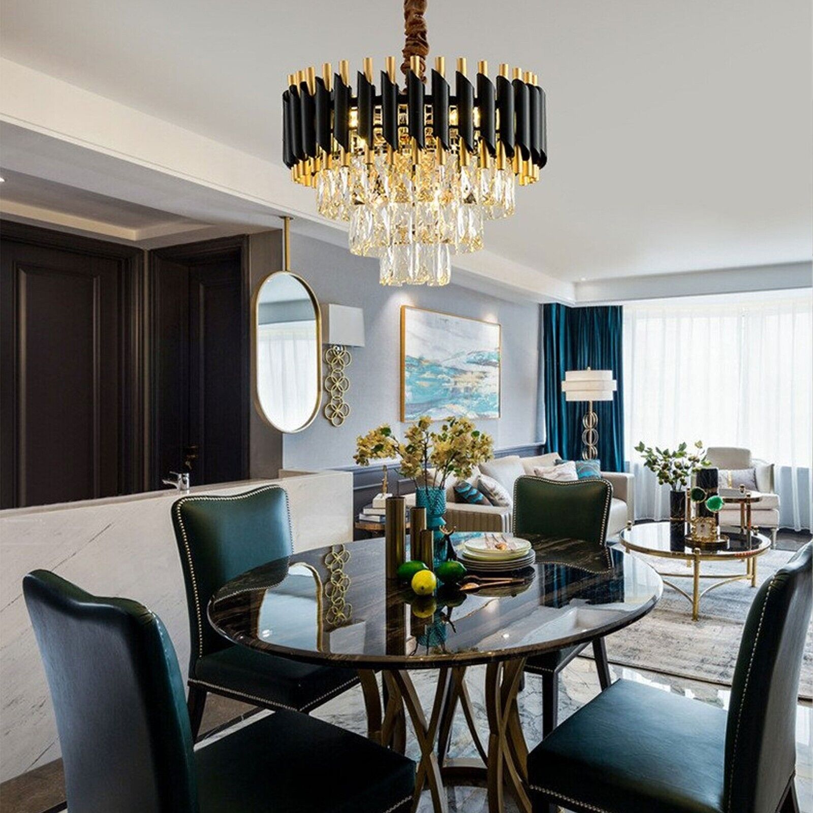 Chandelier With Matching Wall Lights