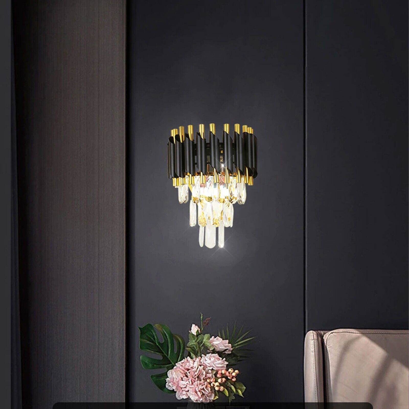 Chandelier With Matching Wall Lights