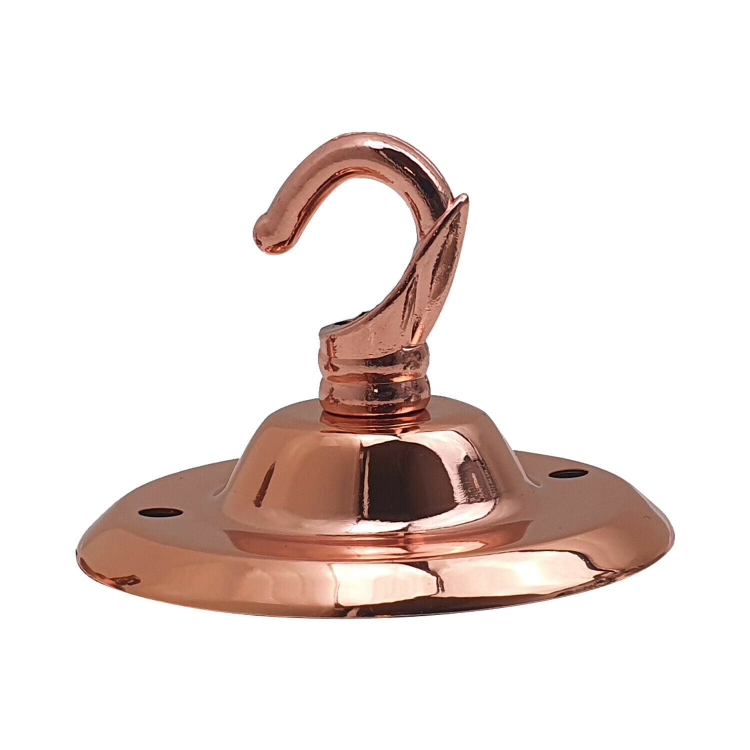 75mm Front Fitting Color Ceiling Hook With Single Point Drop Outlet Plate~1448 - LEDSone UK Ltd