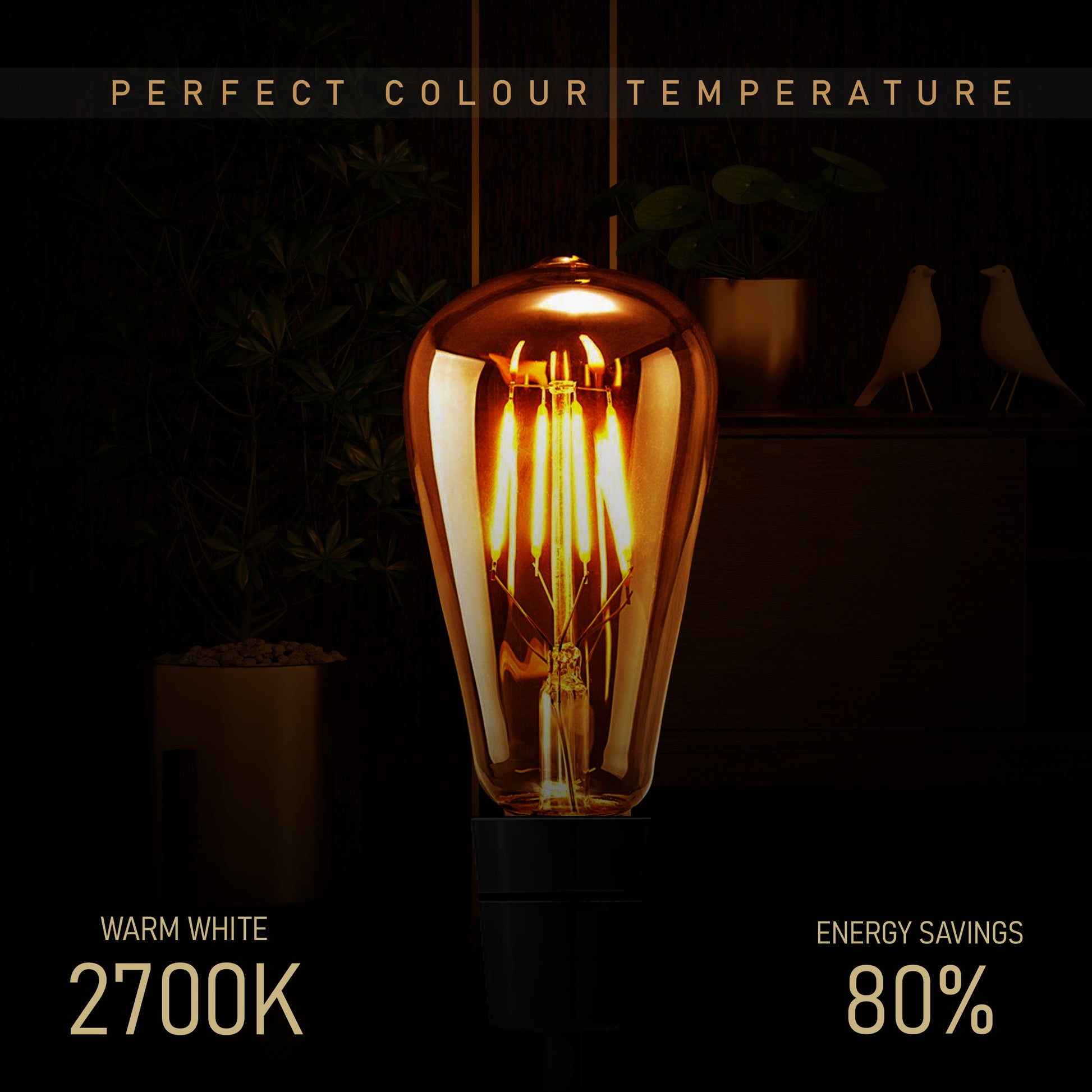 wARM WHITE LED LIGHT BULB