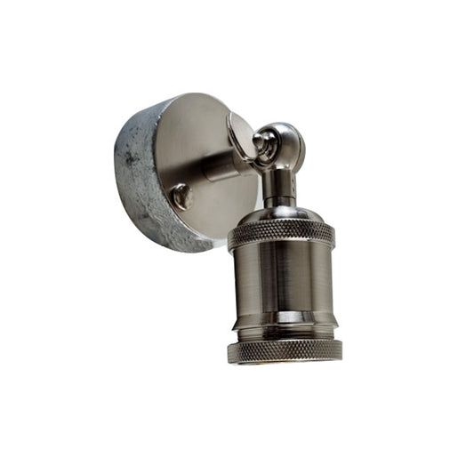 Galvanized Pipe Ceiling Light Fitting Metal Lamp Fixture~1190 - LEDSone UK Ltd