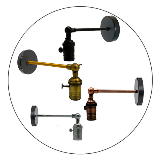 Vintage Sconce E27 Industrial Edison Wall Light Retro Porch Switch Lamp Light uk~2124 - LEDSone UK Ltd