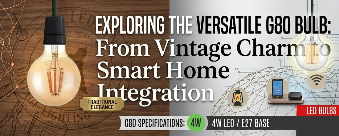 Exploring the Versatile G80 Bulb From Vintage Charm to Smart Home