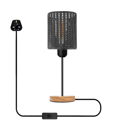 LEDSone Plugin Zwarte Tafellampen voor Nachtkastjes~5421