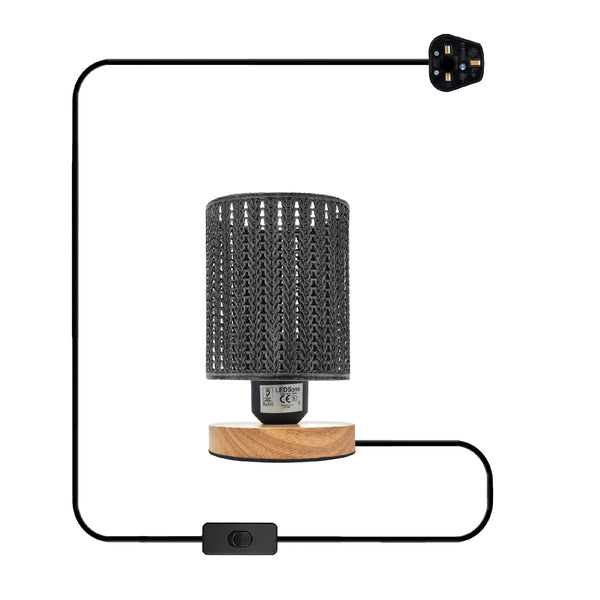 Cage Hal Tafellampen~5358 – Geborsteld zilver / Nee