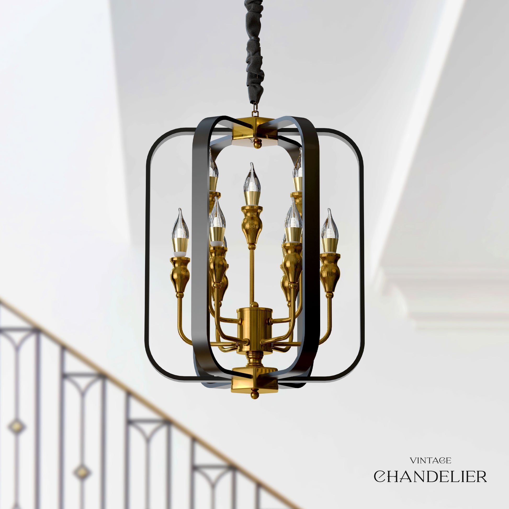 Black Metal Chandelier