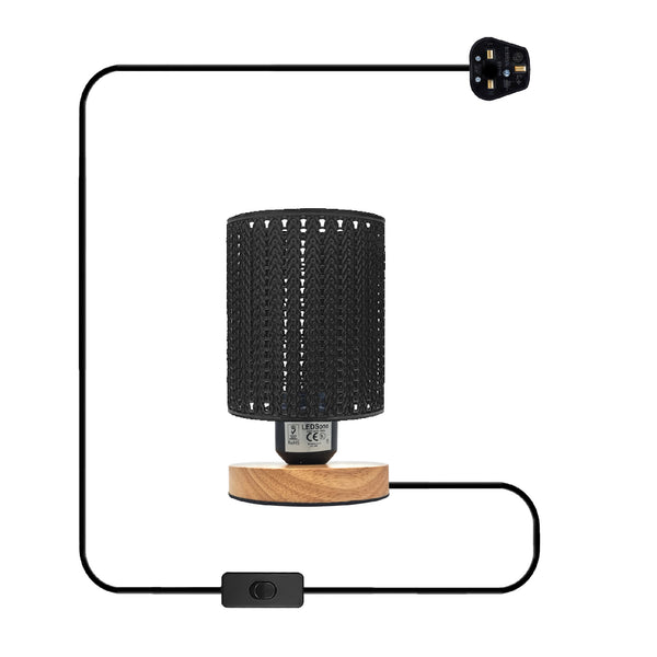 Cage Hal Tafellampen~5358 – Zwart / Nee