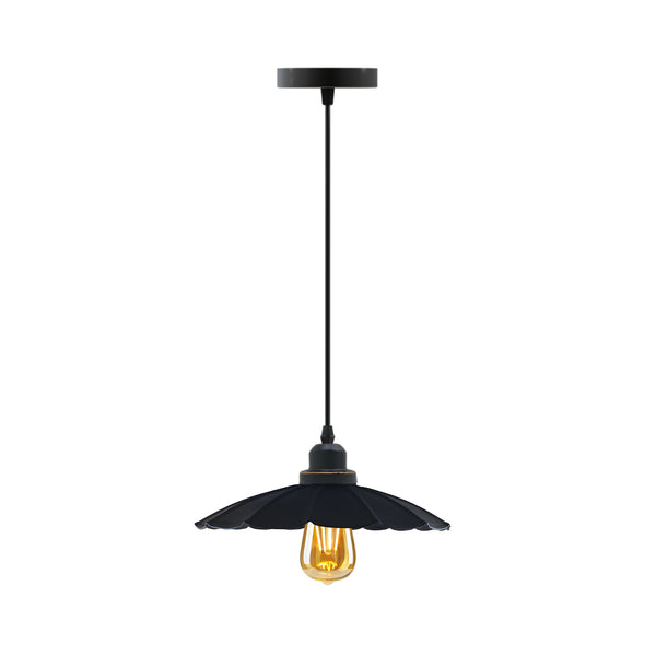 Industriële hanglamp voor keuken ~ 5512 – Zwart