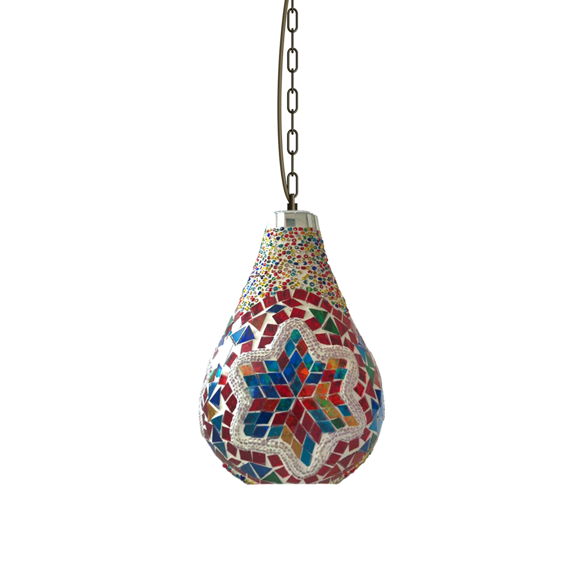 Turkish Mosaic Light Moroccan Style Glass ~5524
