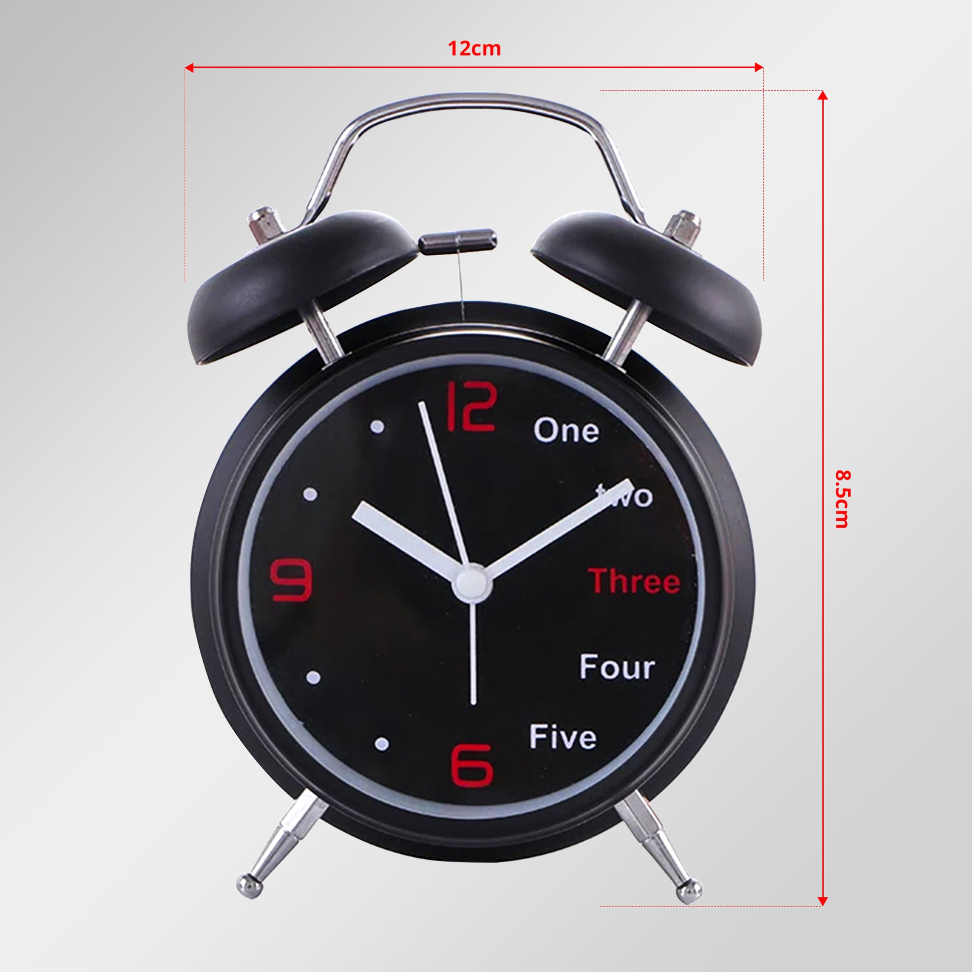 Twin Bell Alarm Analog Clock