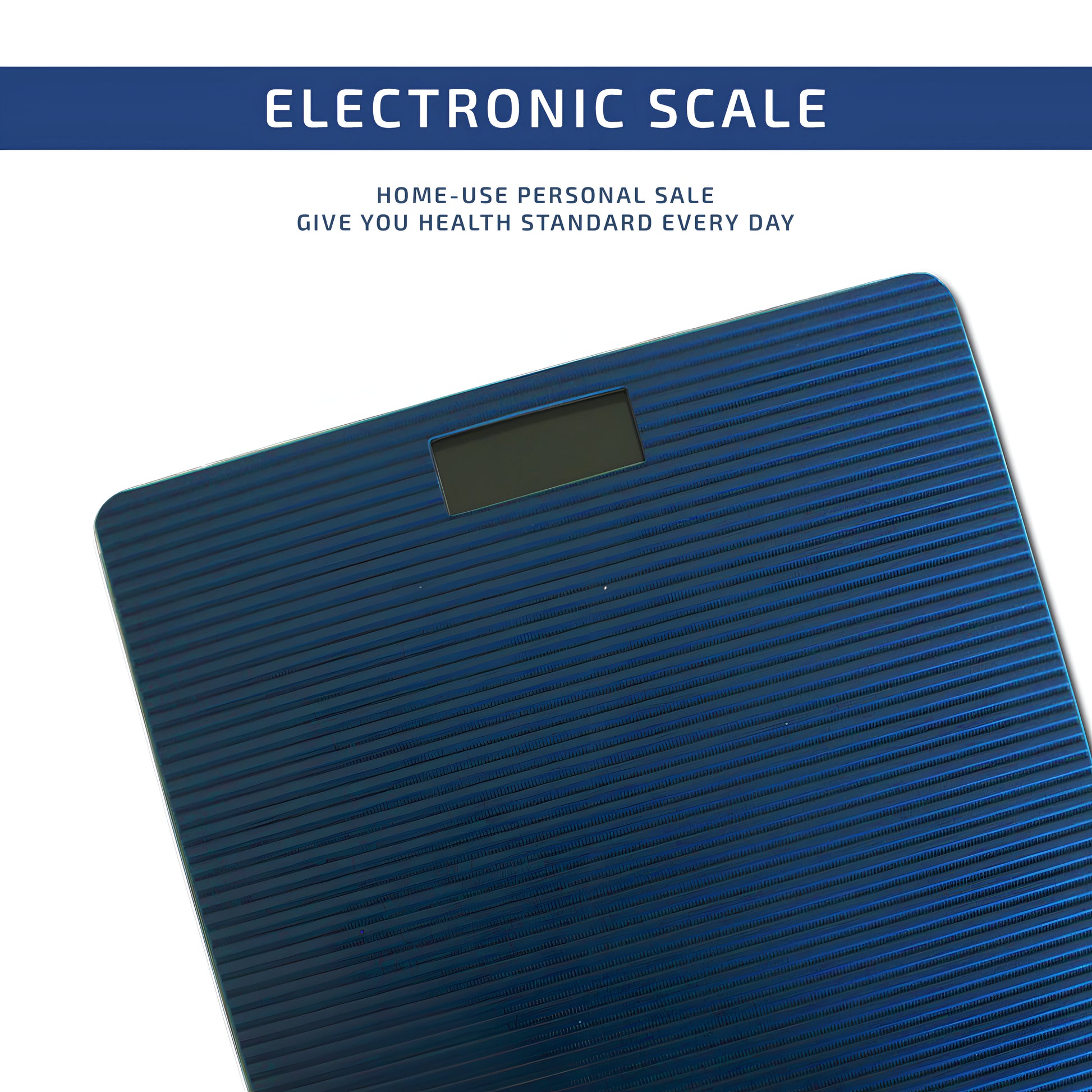 Square Blue Body Weighing Machine