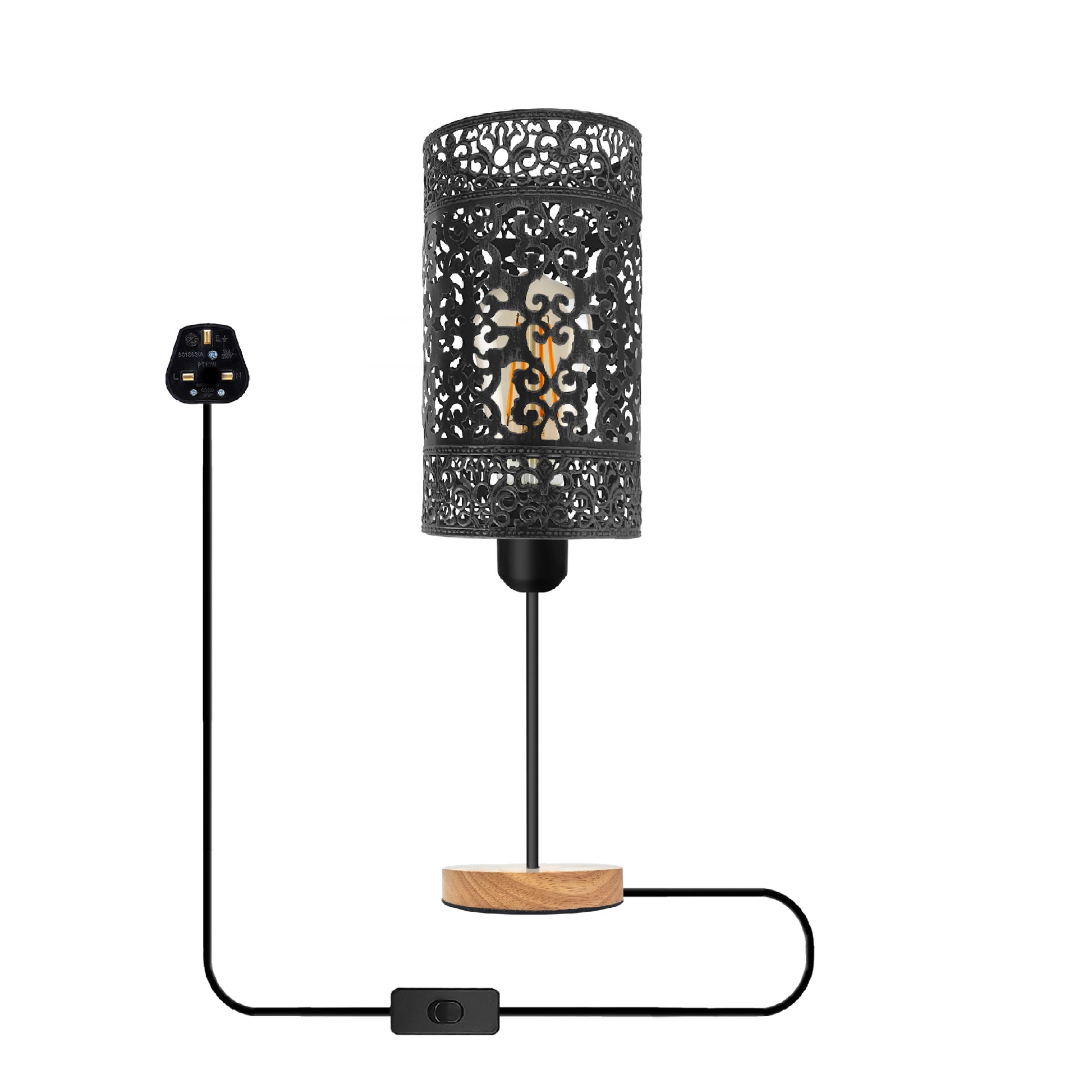 Metal Cage Table lamp Light