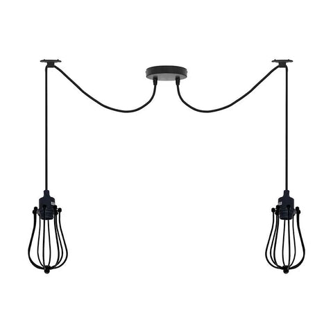 1/2/6 kop kooi plafond hanglamp Swag Spider hanglamp~5058