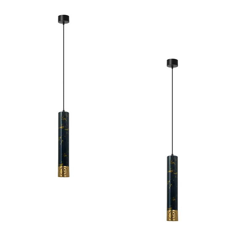 Pendant Long Tube Light Modern Cylinder Pipe Contemporary-2 Pack