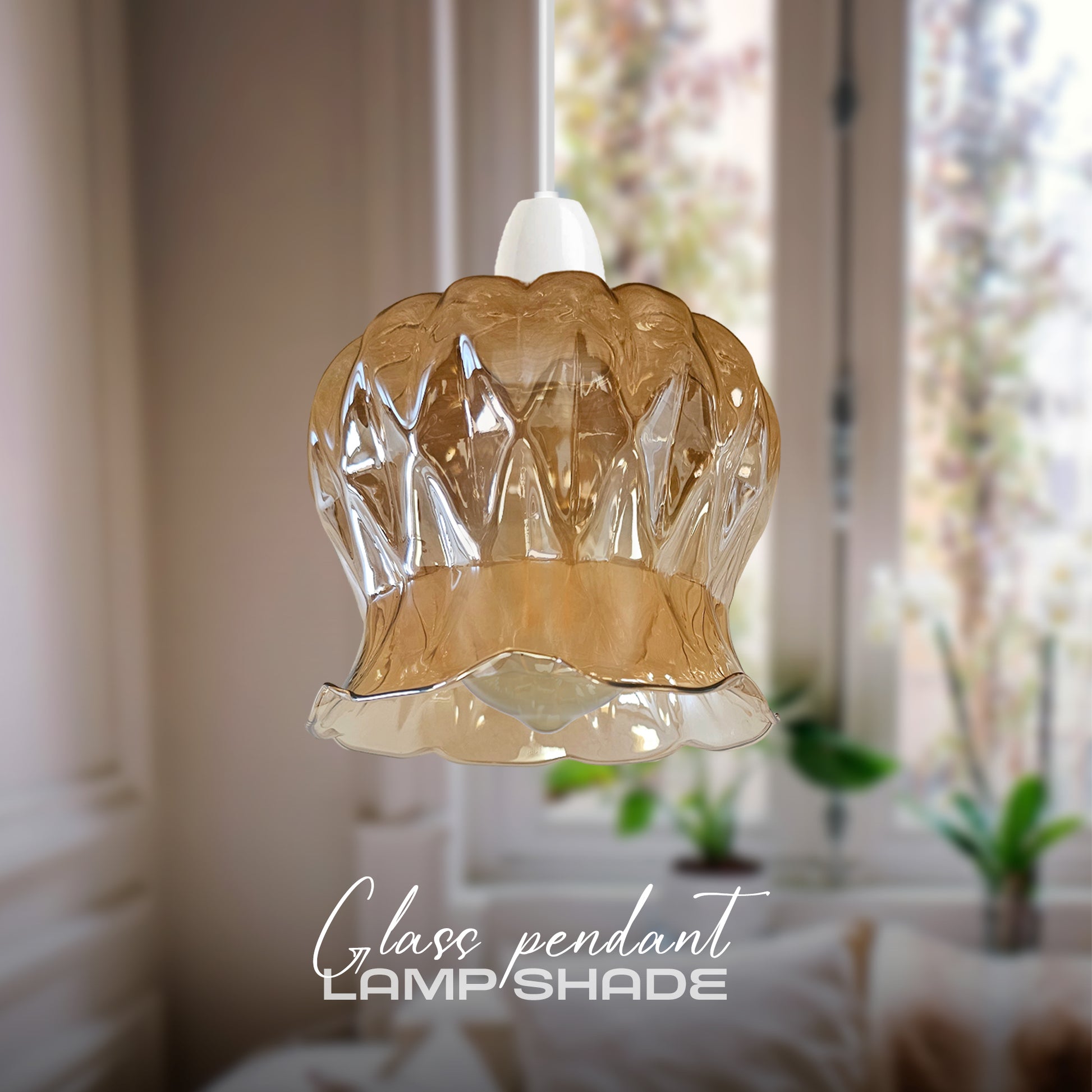 Modern glass shade