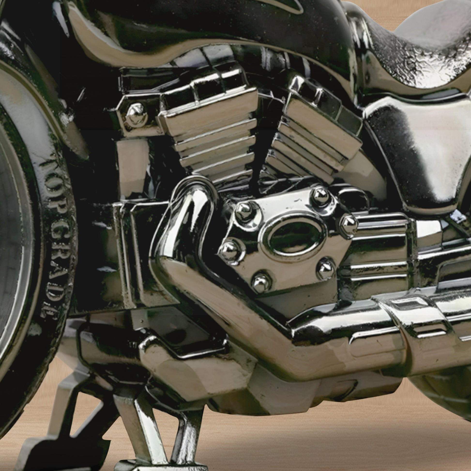 Motorcycle Table Clock