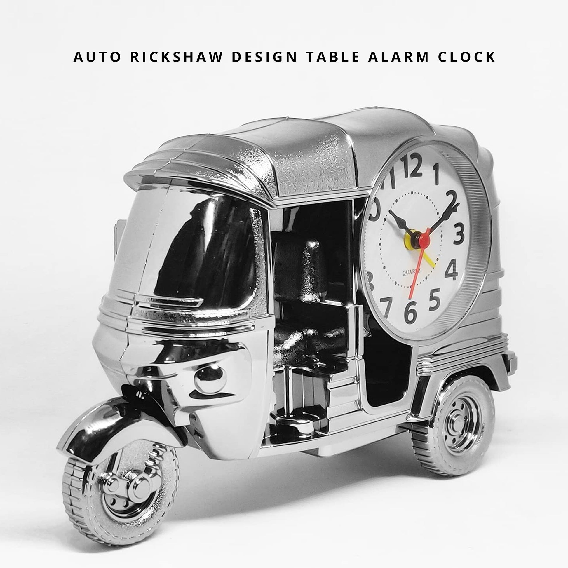Modern Three Wheeler Clock Gift