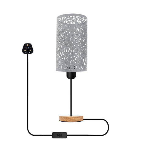 Stijlvolle zwarte lampenkap tafellamp~5355