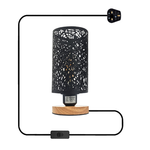 Witte kooi tafellamp | UK Lighting ~5354